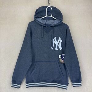 Stitches New York Yankees MLB Baseball Hoodie Gray Genuine Merchandise Medium